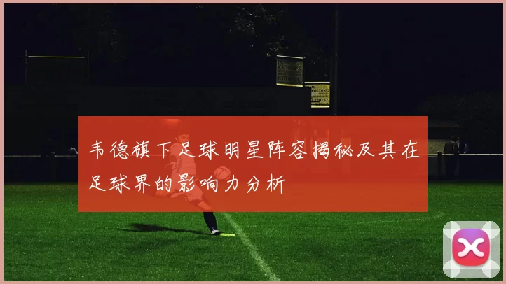 韦德旗下足球明星阵容揭秘及其在足球界的影响力分析